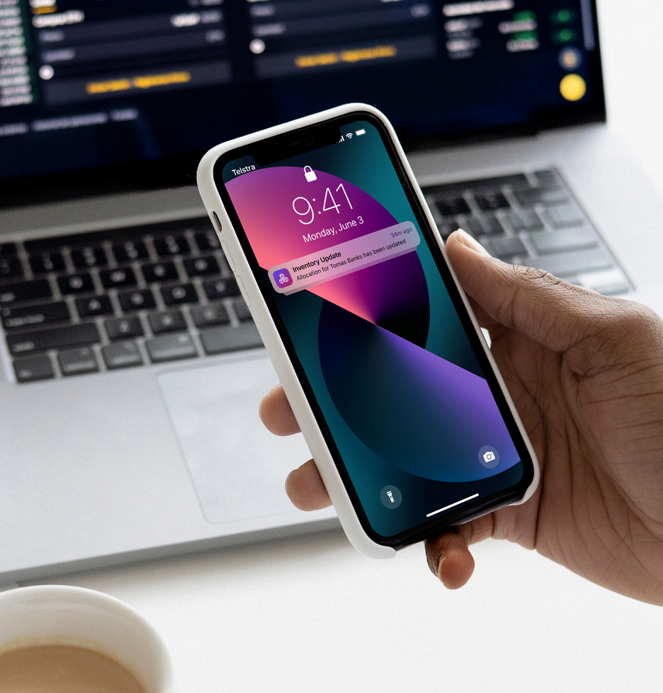 Holding a Phone